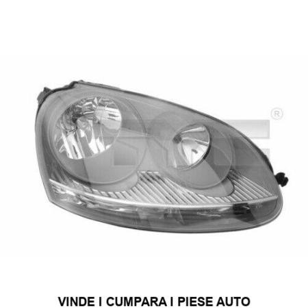Far halogen VW GOLF 5 + GTI JETTA 3 FUNDAL GRI 2005-2009 DREAPTA CU MOTORAS