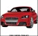 Grila masca radiator fata Audi TT 8J 2006-2014  Fagure Negru/Crom