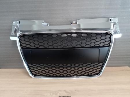 Grila masca radiator fata Audi TT 8J 2006-2014  Fagure Negru/Crom