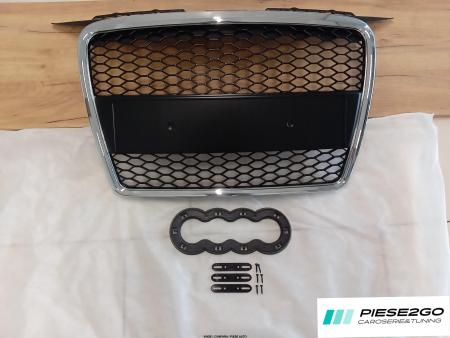 Grila radiator masca fata Audi A3 2005-2008 RS LOOK NEGRU - CROM