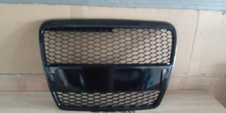 Grila masca radiator cu suport numar senzori parcare Audi A6 C6 Lucios 2004-2008
