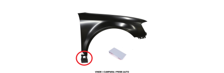 Capac acoperire suruburi Aripa fata Audi A3 2005-2012 DREAPTA