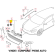 Fagure suport emblema VW GOLF 6 Passat B7 EOS Touran Caddy