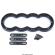 Grila masca radiator fata A6 4B C5 2001-2004 tip rs look negru lucios