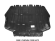 Scut protectie motor Audi A3 8P 2005-2008