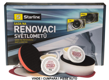 Set polish reconditionare far faruri Starline
