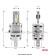 SET 2 BECURI AUTO, CANBUS H4, X2, CU LED 6500K