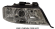 Far halogen Audi A6 C5 1996-2000 DREAPTA 4B0941030K
