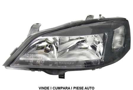 Far halogen Opel Astra G 1998-2010 negru STANGA