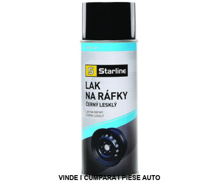 Spray Vopsea Jante Negru Lucios 400ml