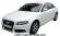 Bara fata cu grile proiectoare inel cromat Audi A4 B8 2007-2012 GRUNDUITA