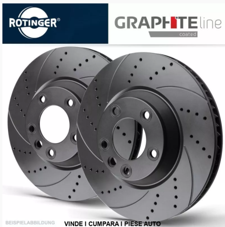 Discuri frana sport spate pentru BMW 5 (E60) Rotinger - 21168/T5