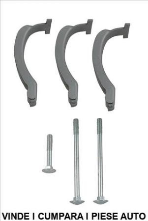 SET KIT MONTAJ SUPORT BICICLETA PENTRU BARE TRANSVERSALE DE OTEL GREEN VALLEY