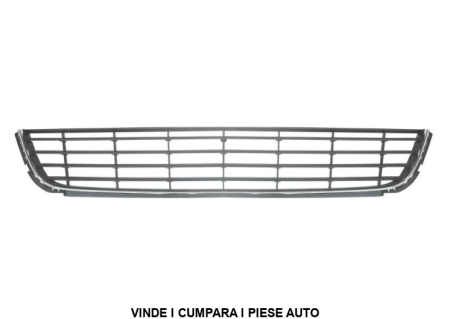 Grila Bara fata centrala inferioara VW GOLF 6 (VI) 2008-2012 Hatchback cu Bandou cromat 5K0853671RYP