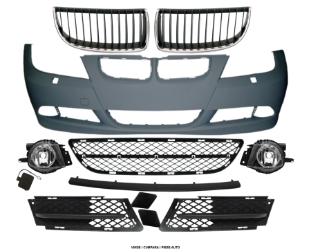 Pachet Bara fata completa spalator far BMW E90 E91 NFSL 2005-2008 51117170052