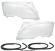 Set Sticle geamuri far BMW Seria 3 E46 Facelift 2001-2005 Berlina+Combi STANGA-DREAPTA 63126923409 63126923410